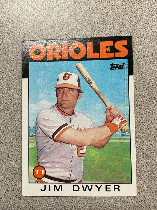 Baseball Card Jim Dwyer