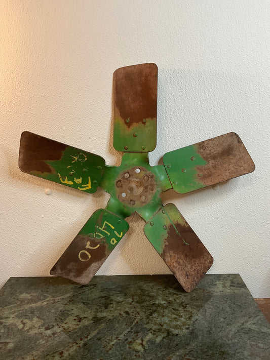 Vintage John Deere Cooling Fan Blade