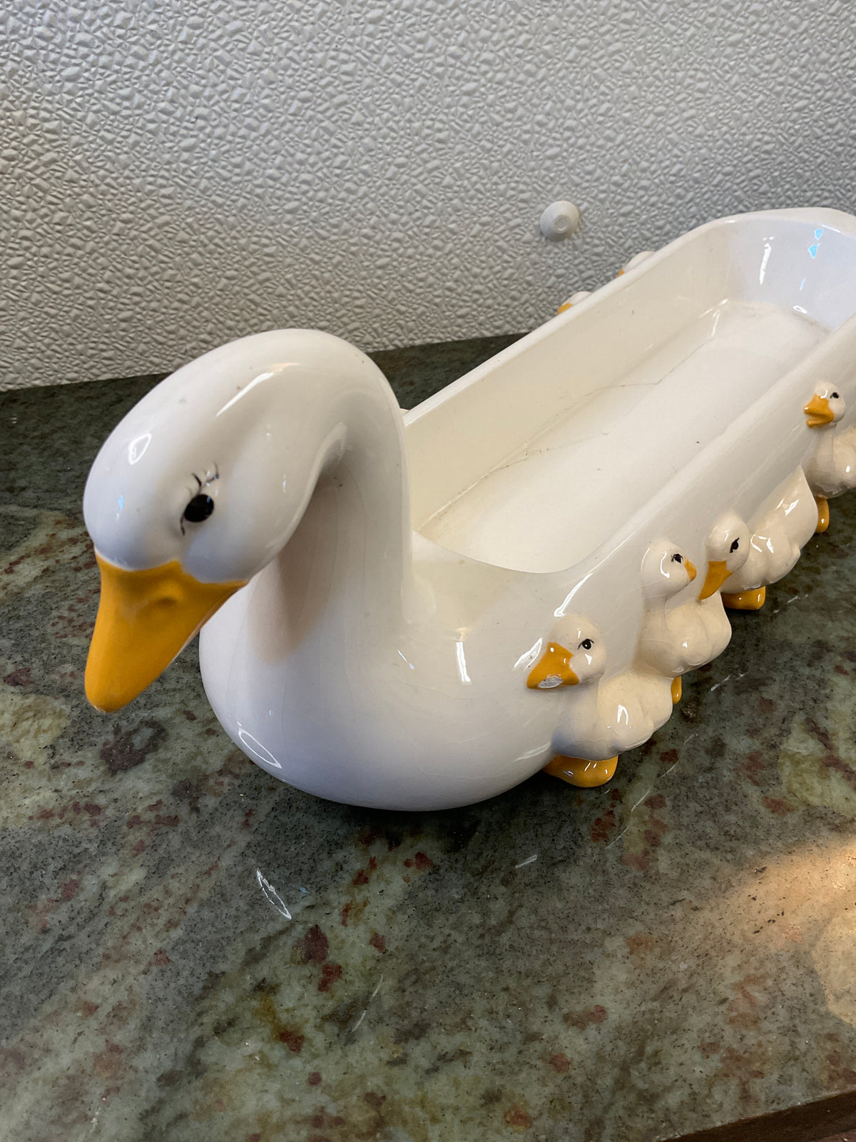 Vintage Fitz and Floyd Mother Duck and Ducklings