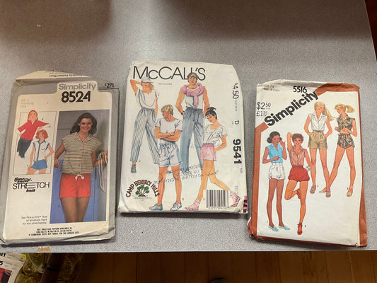 Bundle of 3 Sewing Patterns