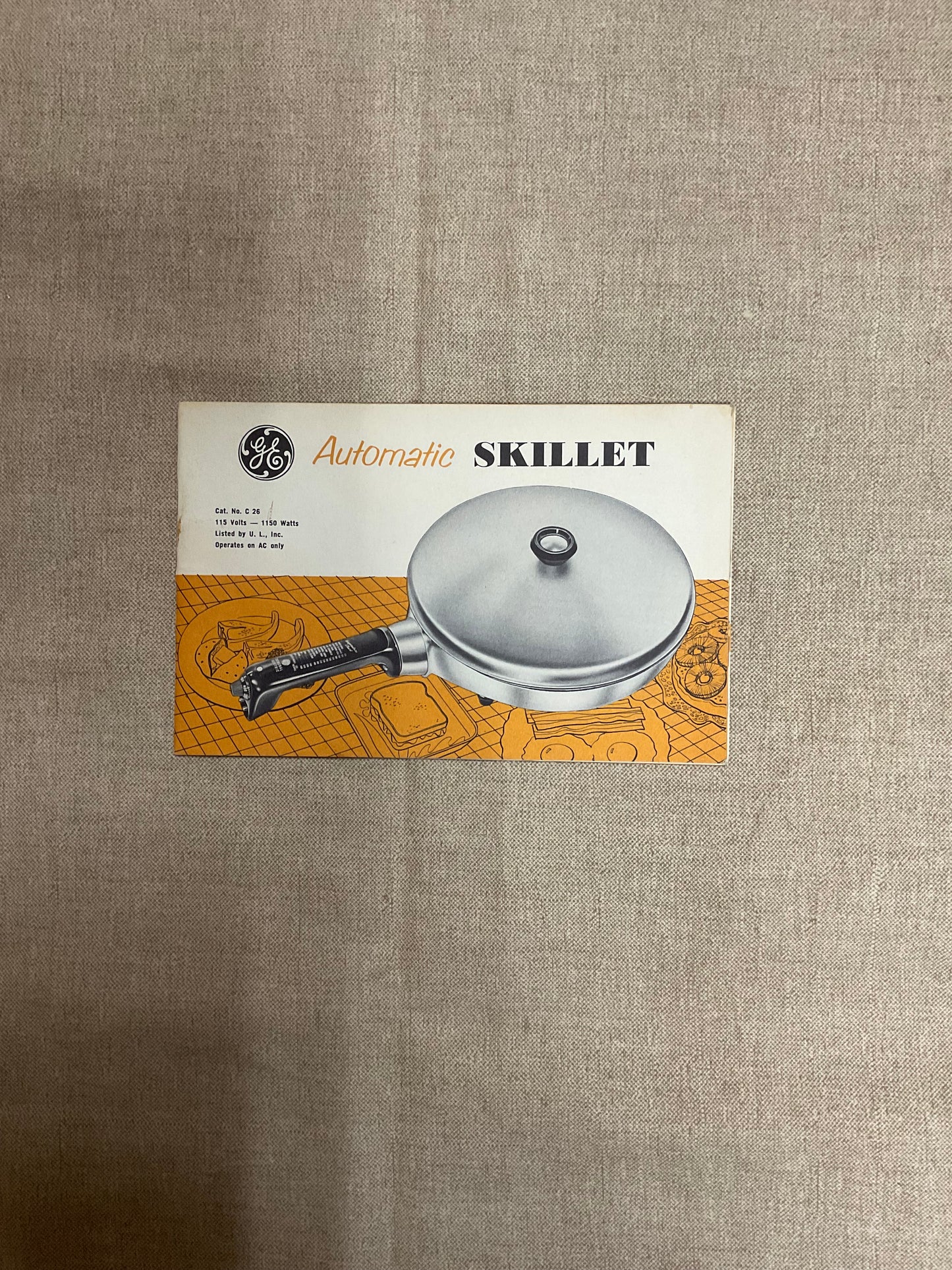 Automatic Skillet Instructions and Recipe Book