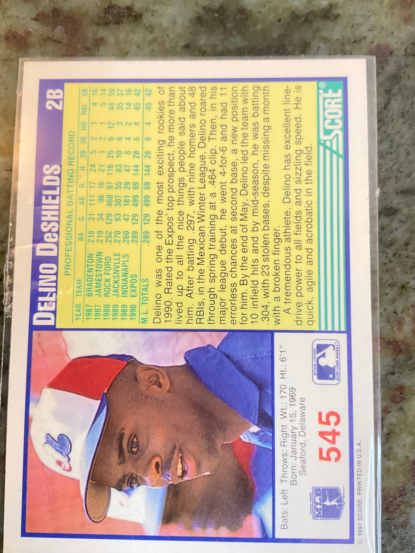 Delino DeShields Expos