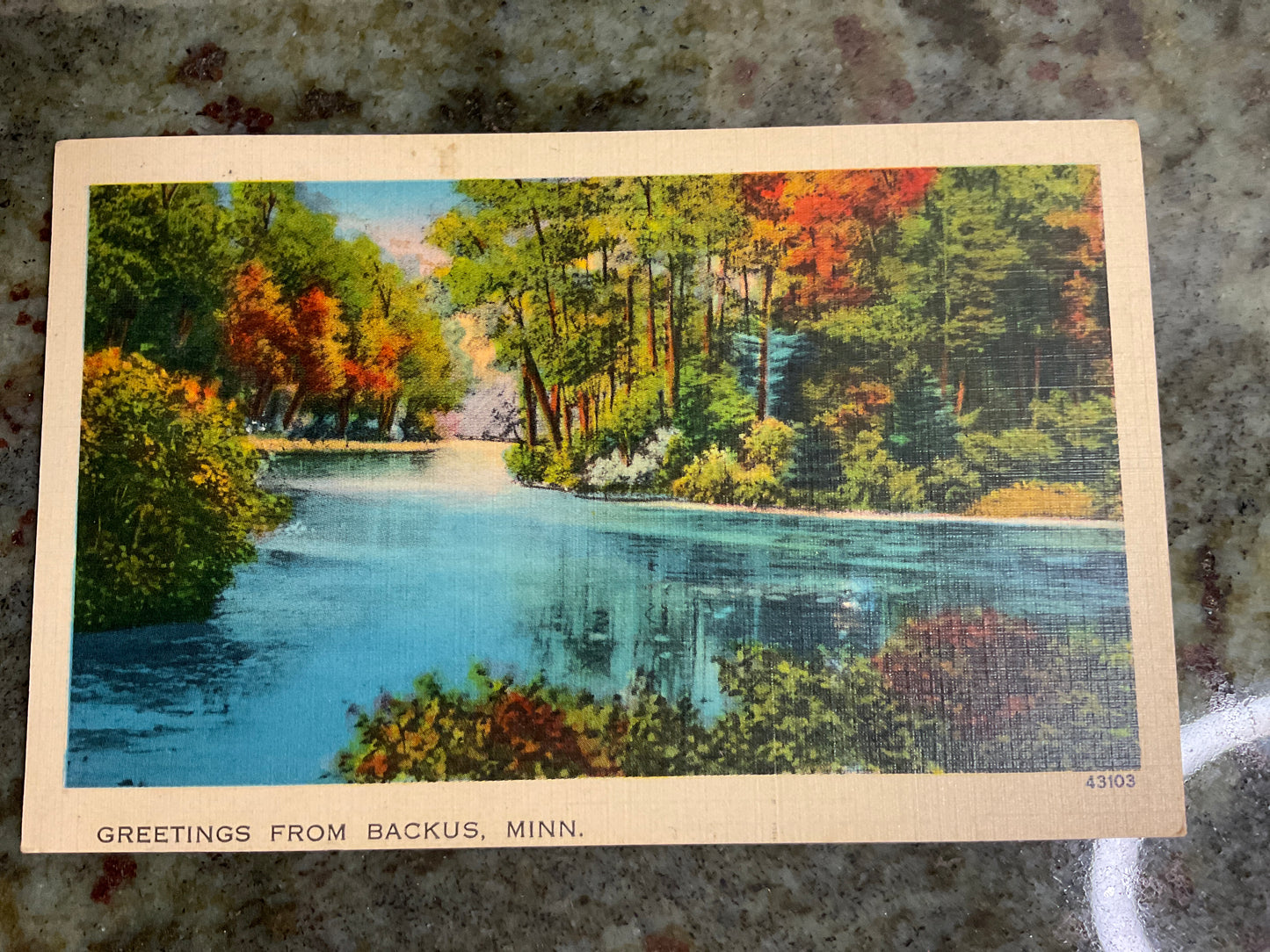 Backus Minnesota Post Card 1941