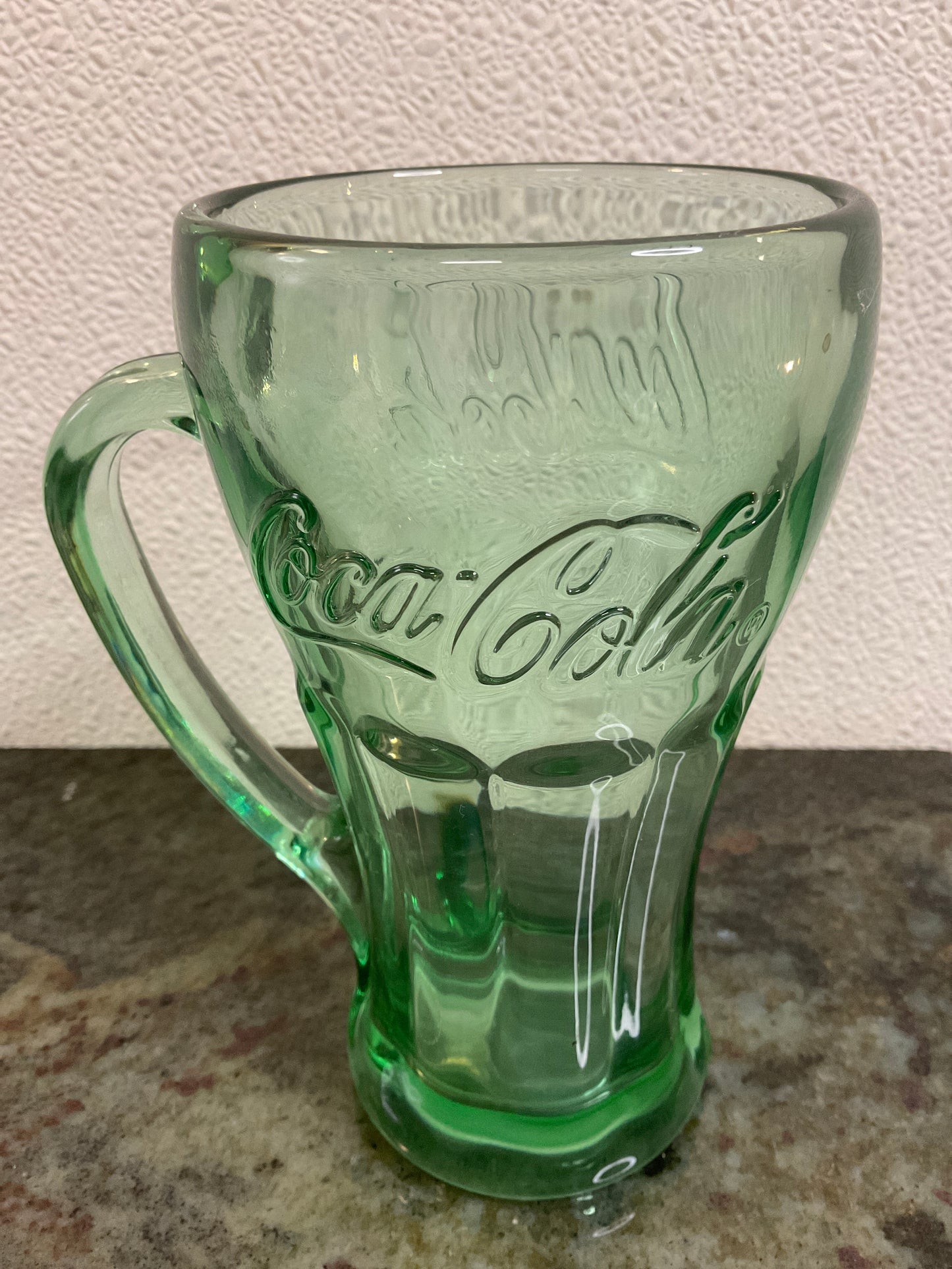 Vtg Libbey Coca-Cola Glass with Handle