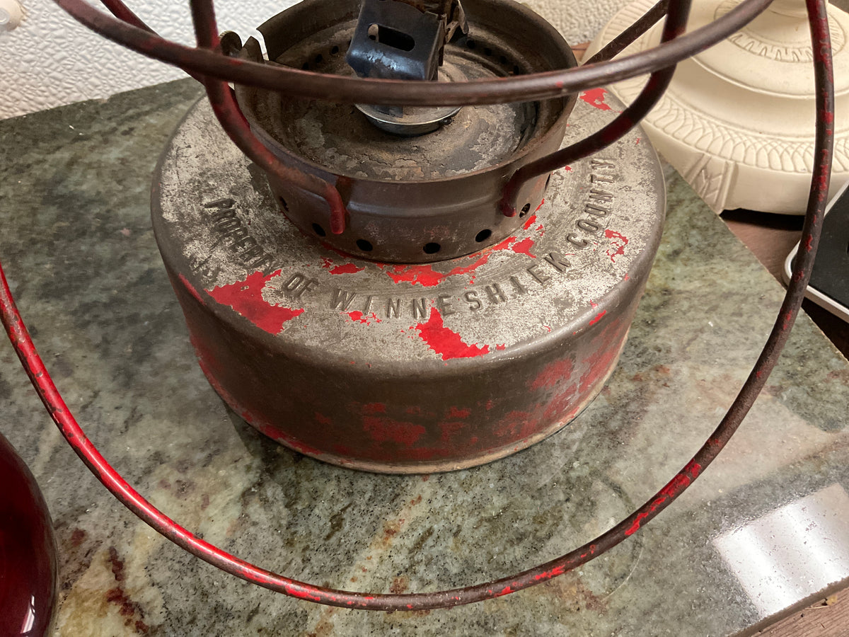 Red Antique Lantern