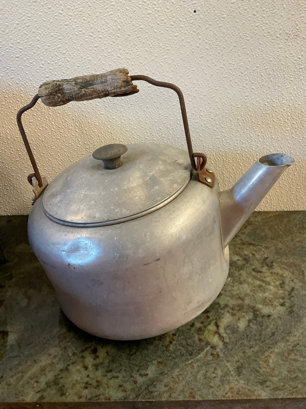Vintage Aluminum Tea Kettle