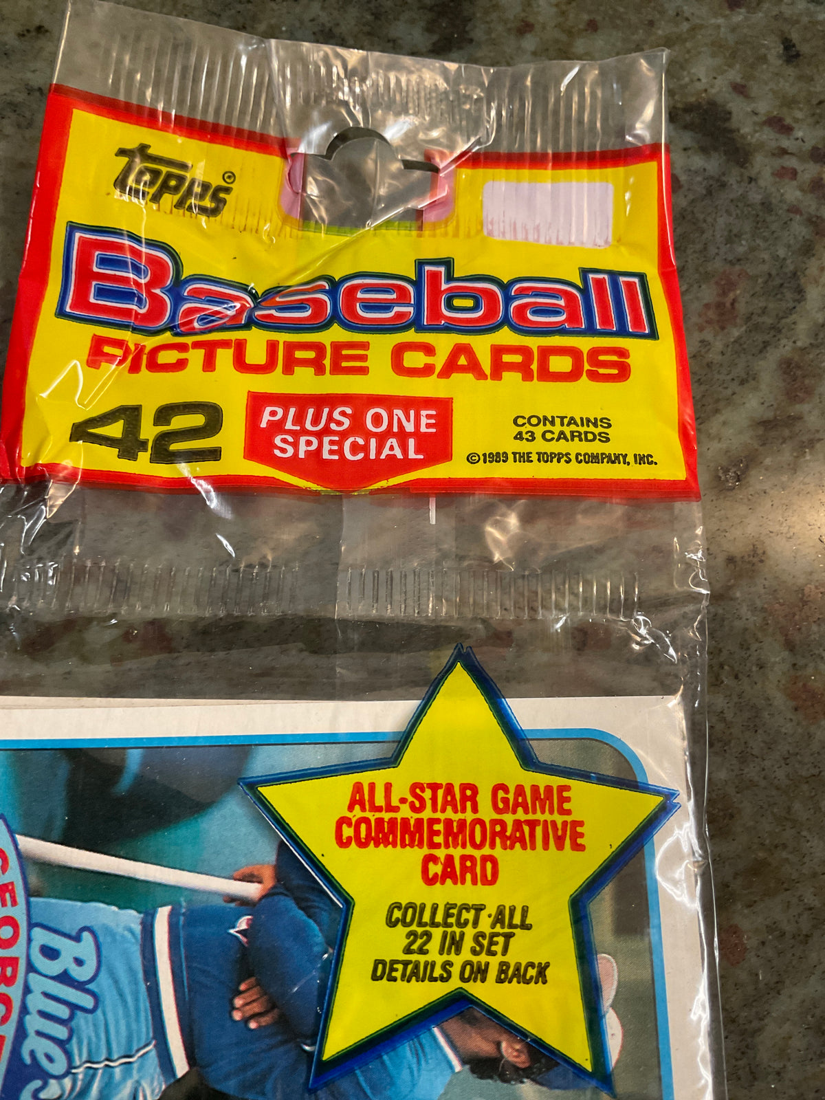 1989 Topps Baseball Picture Cards