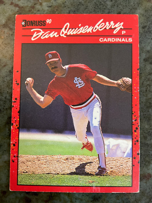 1990 Donruss Dan Quisenberry Baseball Card