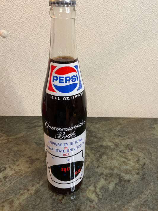 Commemorative Filled Soda Bottle