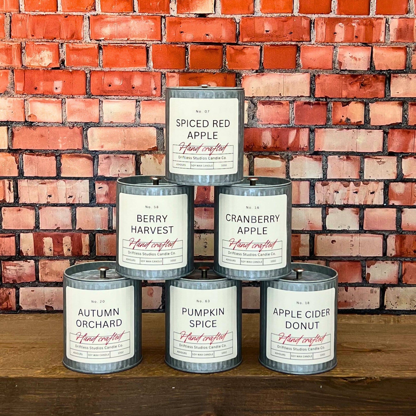 Apple Cider Donut Fall Farmhouse Candle - Fall Decor Candles