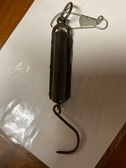Vtg Excelsior Improved Spring Balance Hanging Scale