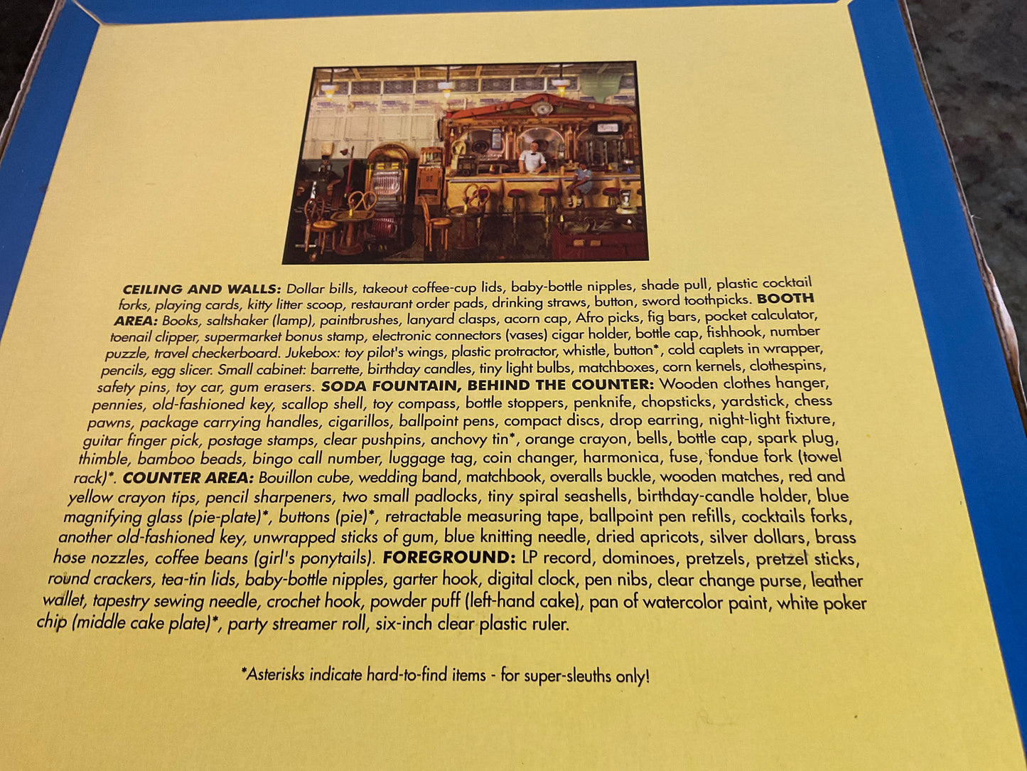 Can You Find? Cafe 1000 Piece Puzzle