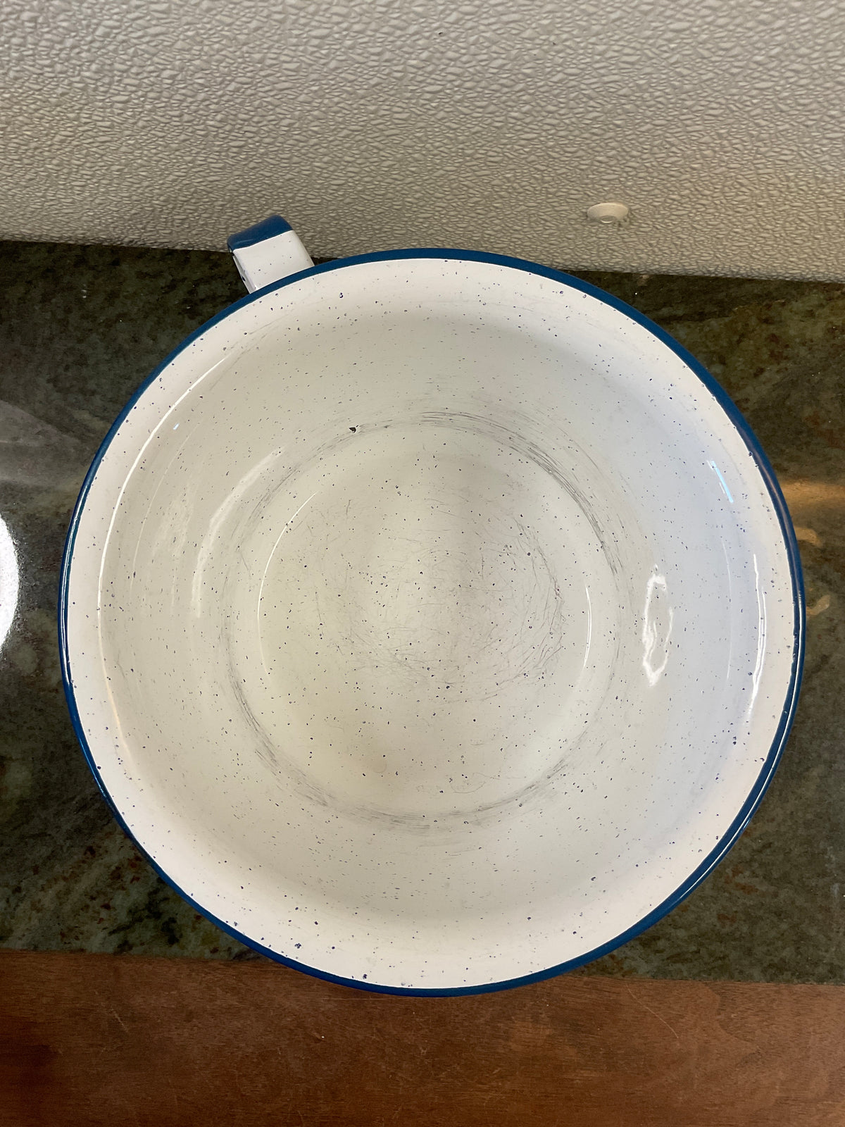 Daughter Studio Cow Enamel Popcorn Bowl