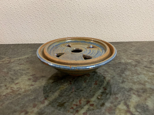 Studio Art Pottery Soap Dish (Two Pieces)