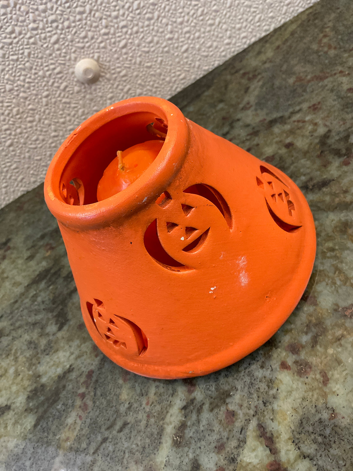 Jack-O-Lantern Candle Holder