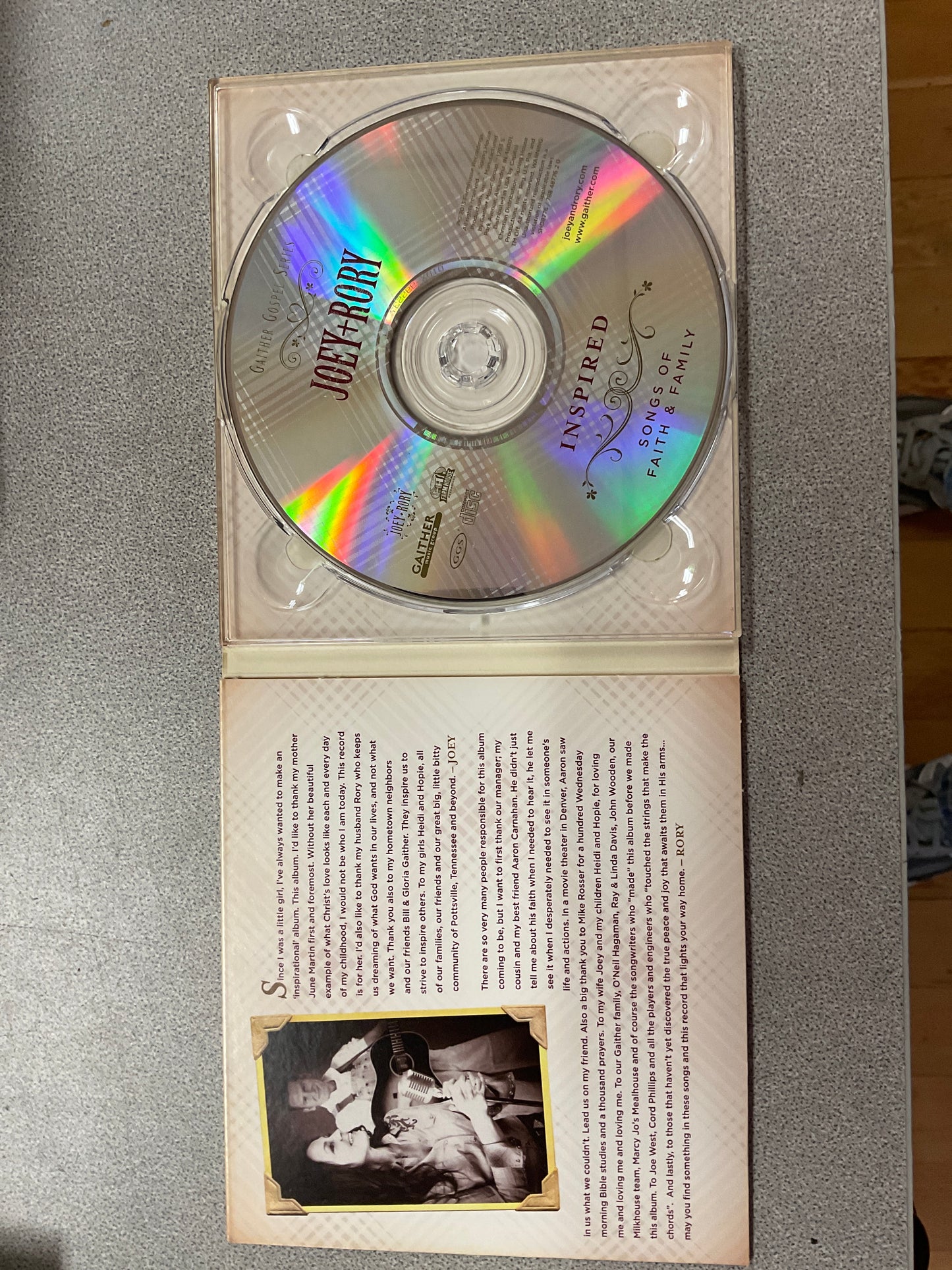 CD Joey + Rory Inspired