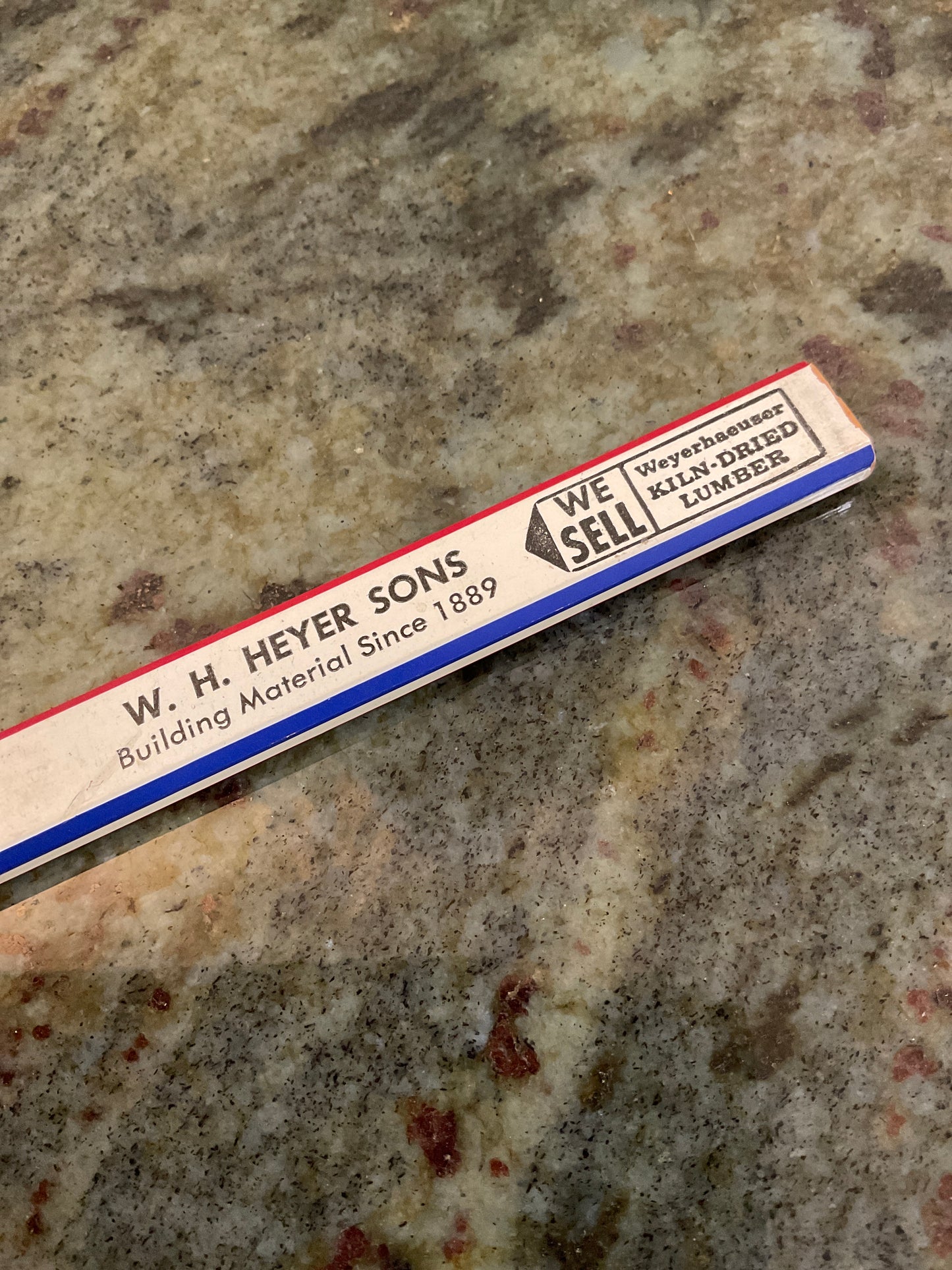 Carpenter Pencil Advertising WH Heyer Sons
