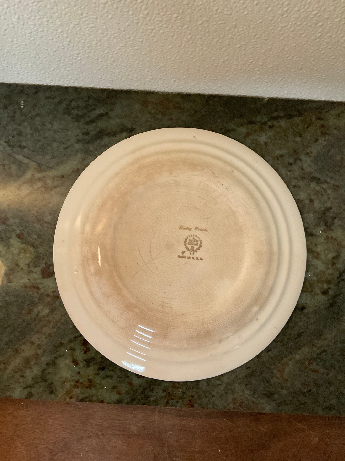 Vintage Godey Victory Design Salem China Made In USA