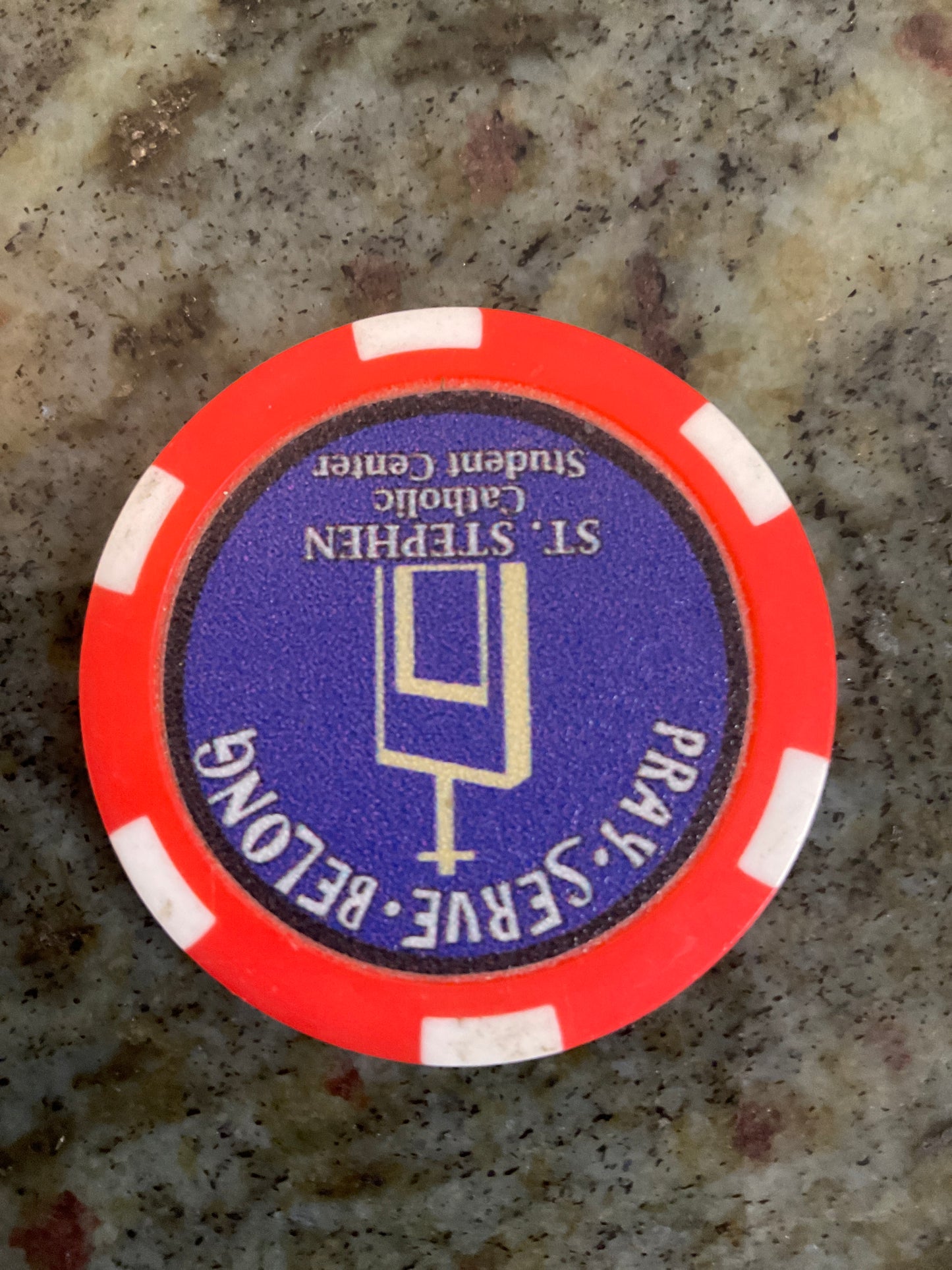 Custom Poker Chip Golf Ball Marker