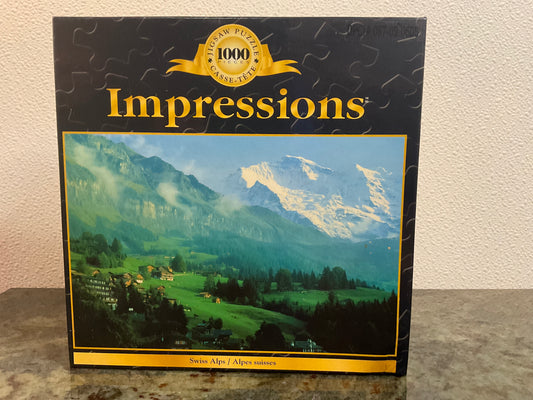 Swiss Alps 1000 Piece Puzzle