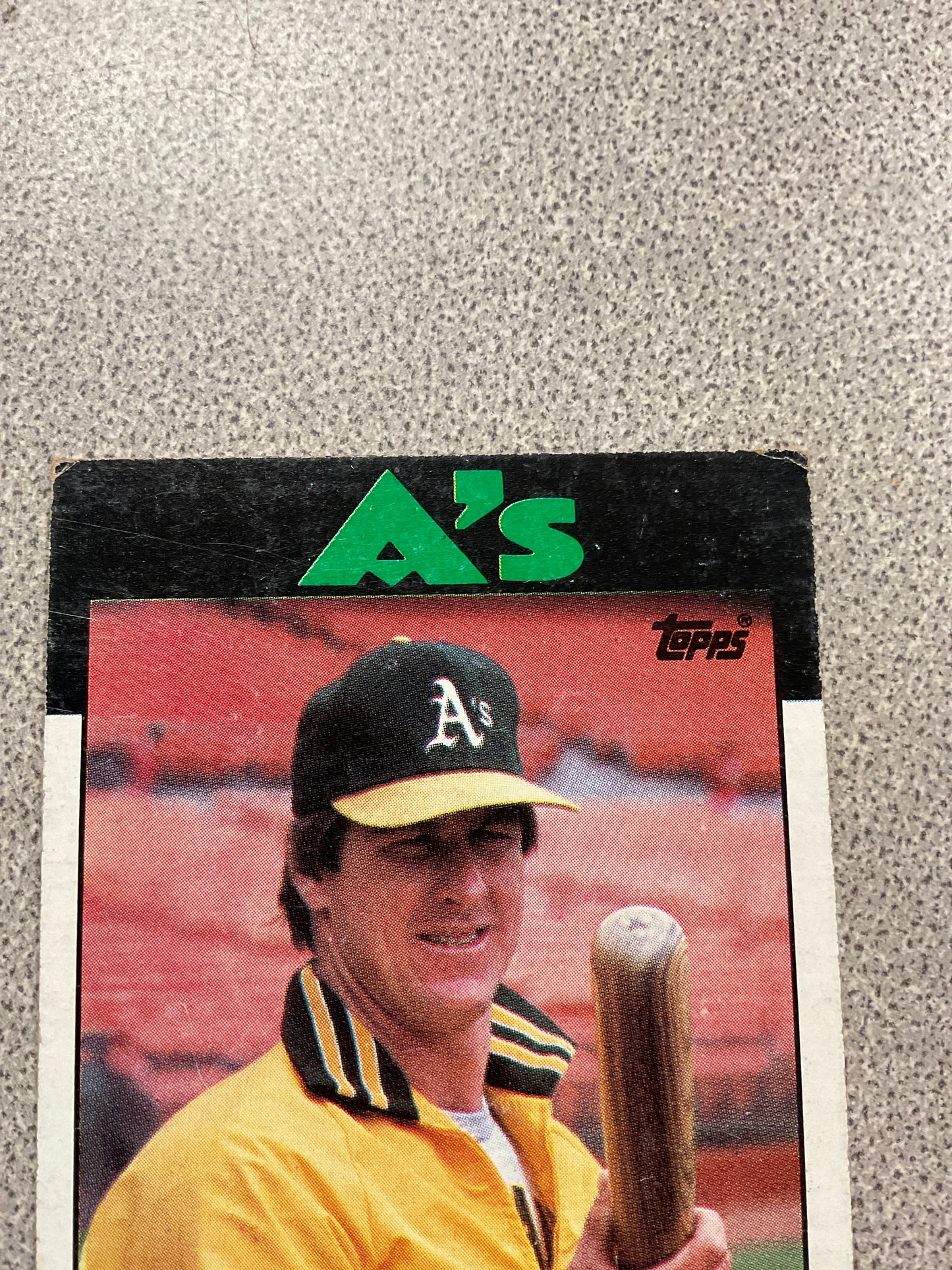 Baseball Card Mike Heath