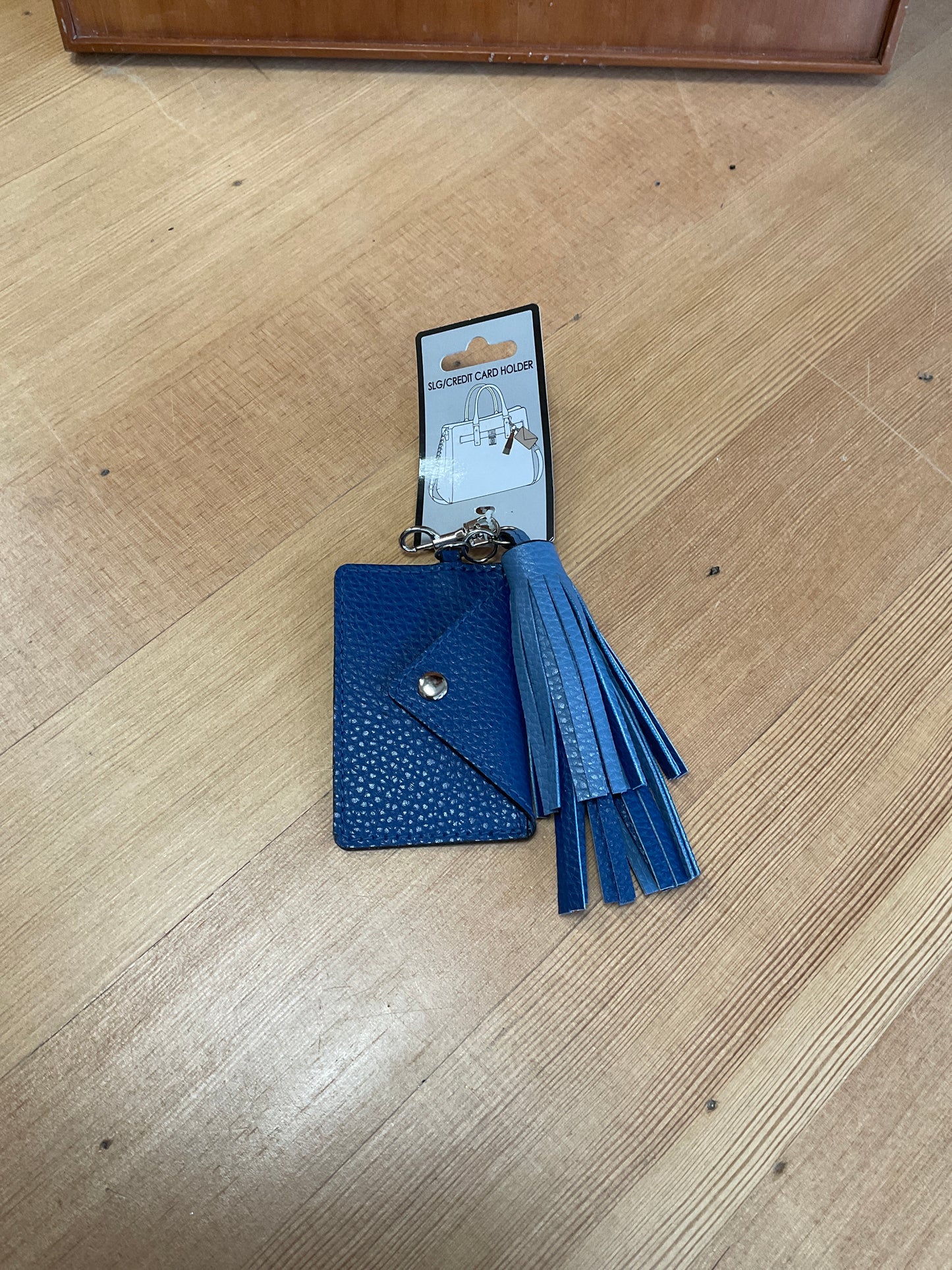 Blue Credit Card Holder