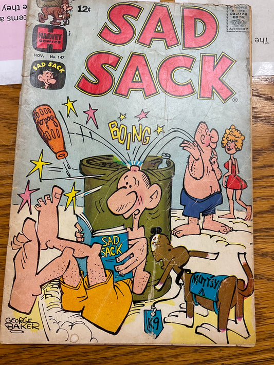 Comic Book Sad Sack #147