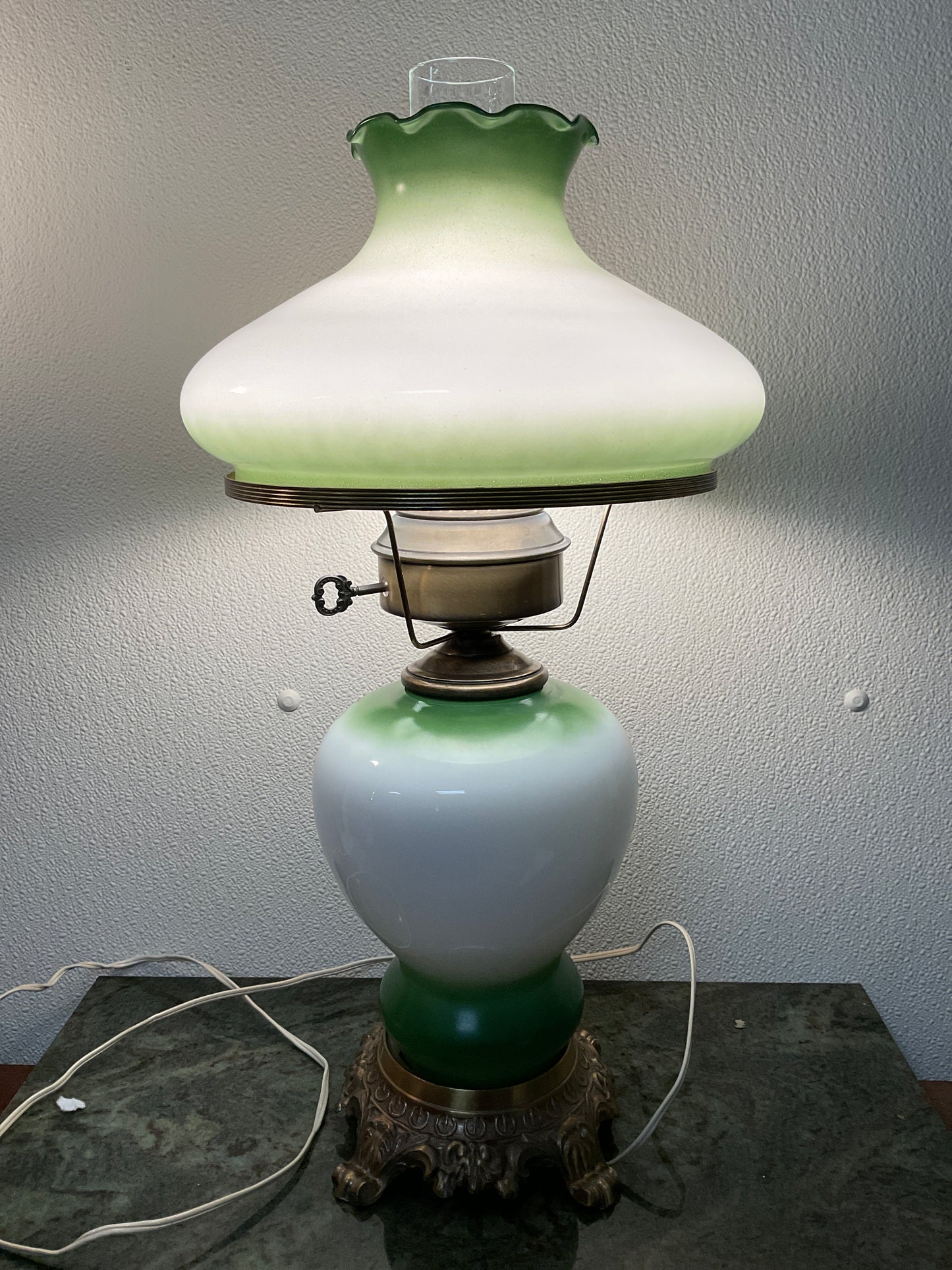 Gone With The Wind Style Hurricane Electric Lamp 1960’s