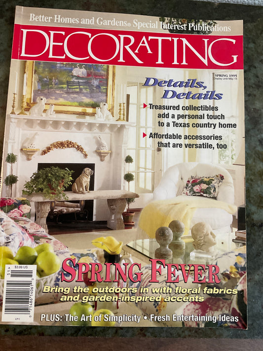 Better Homes and Gardens Decorating Magazine