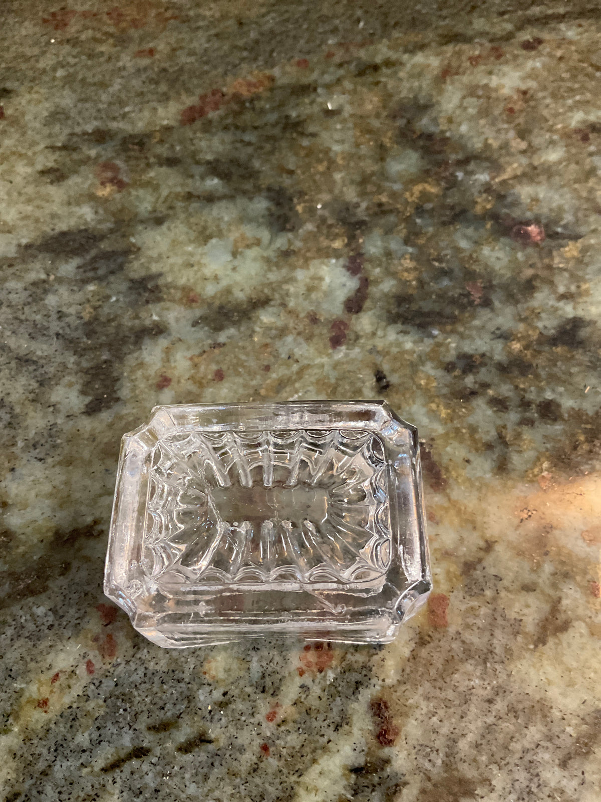 Pressed Glass Open Salt Cellar