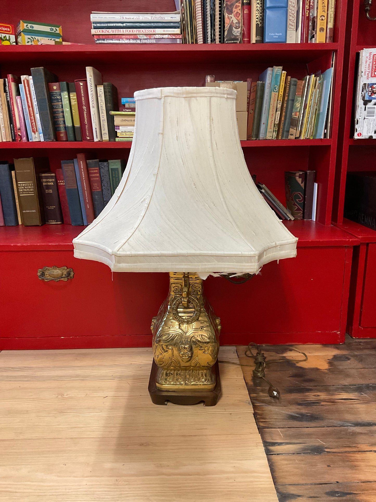 Vintage Solid Brass Lamp