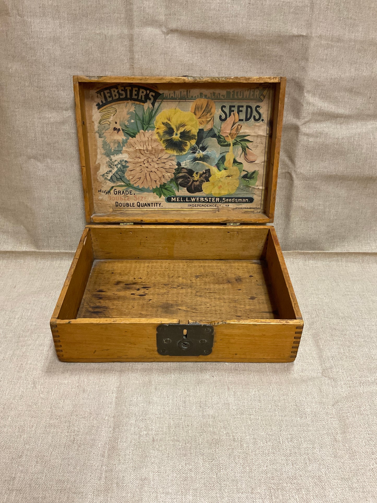 Webster’s Mammoth PacketFlower Seed Box