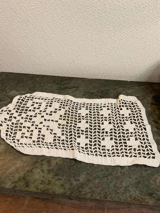 Vintage Hand Crocheted Doily