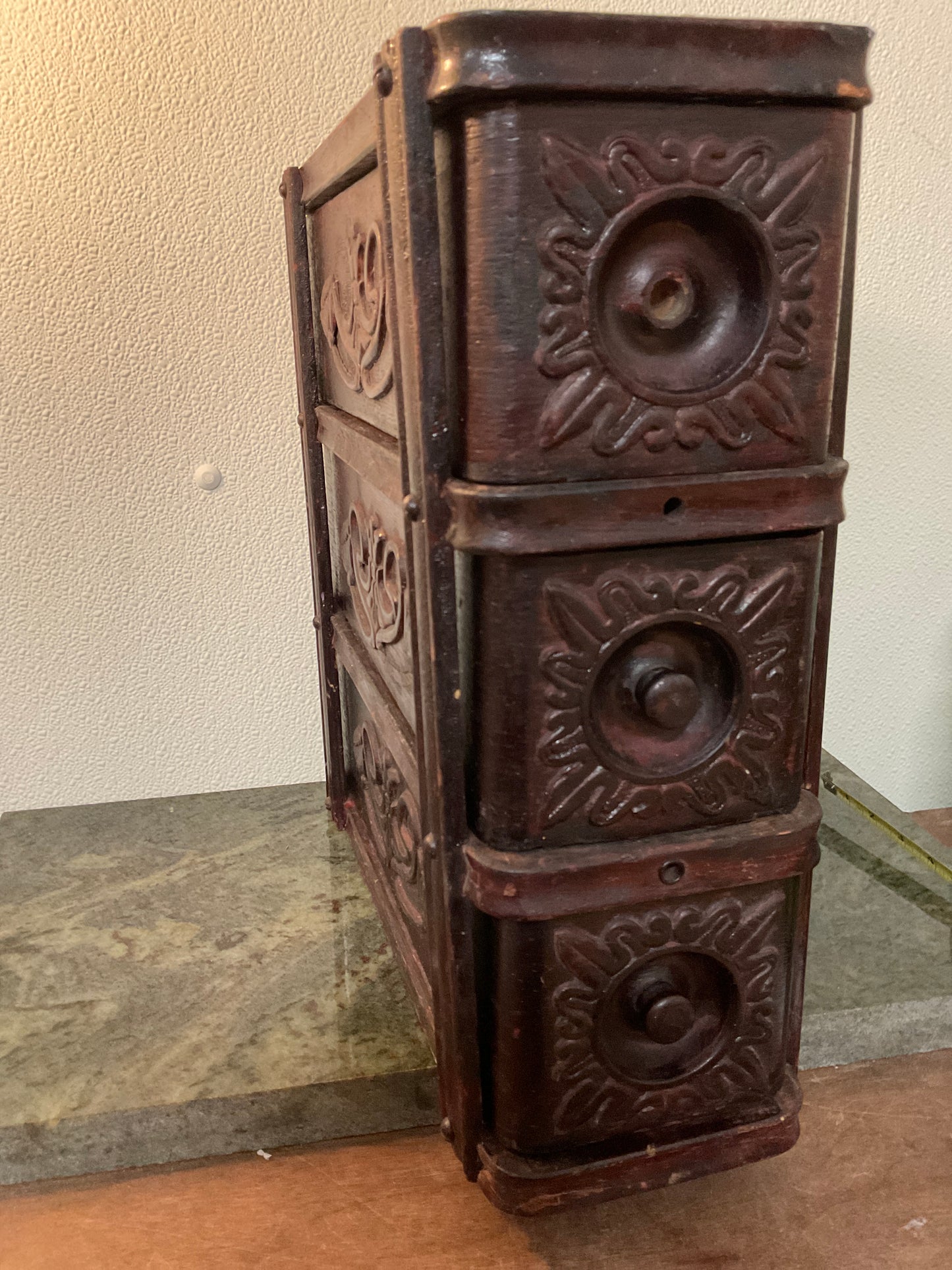 Vintage Sewing Machine Drawers