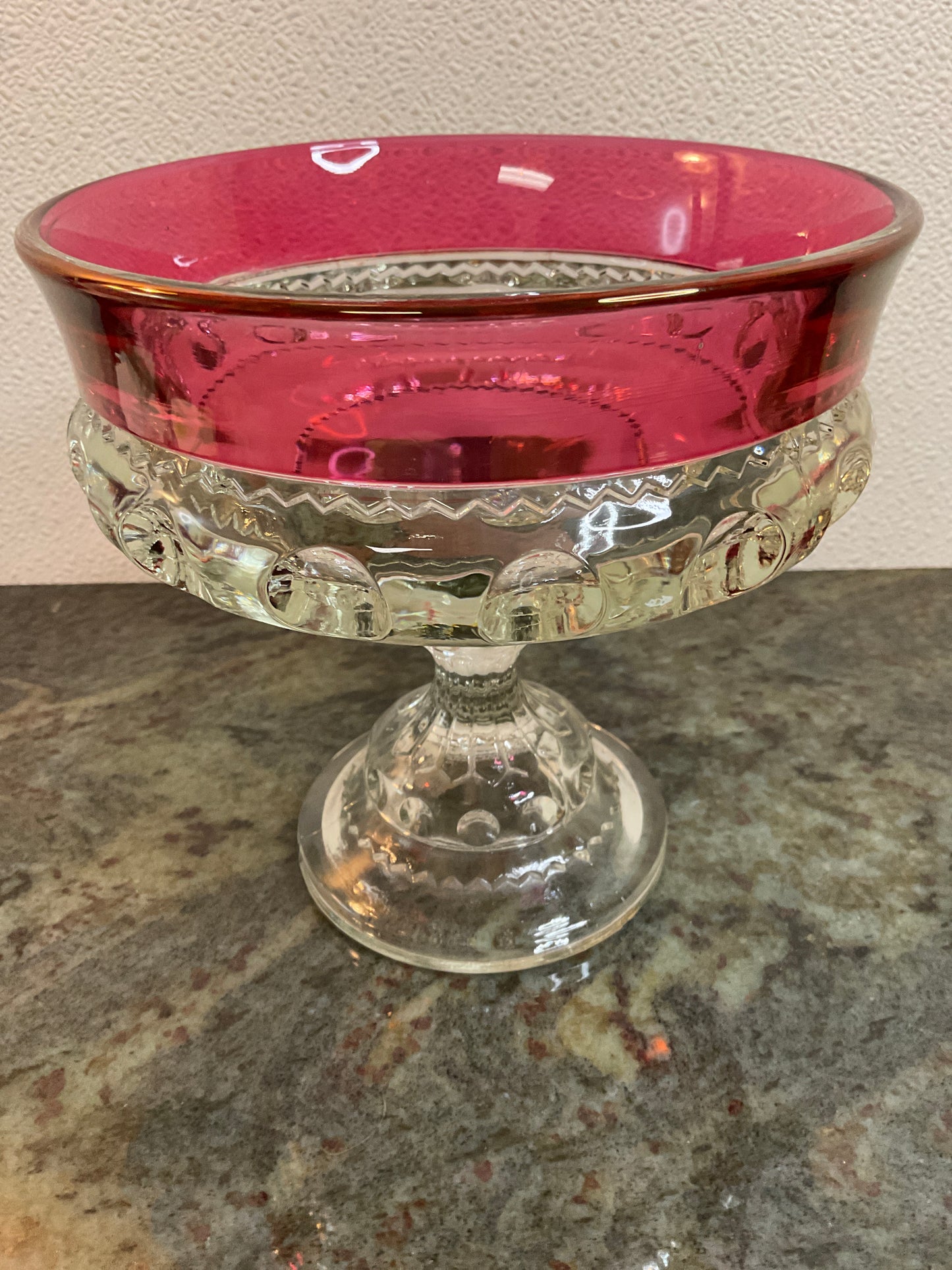 Vintage Indiana Glass Kings Crown Candy Dish