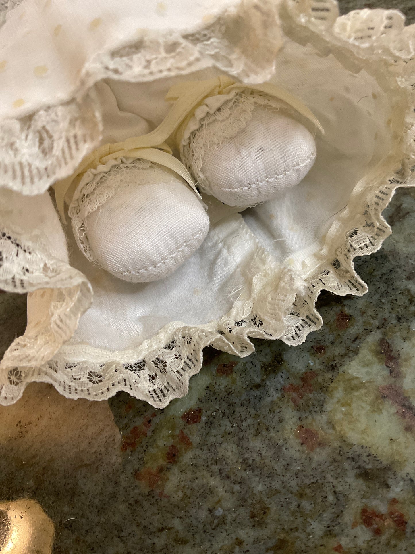 Vtg Porcelain (head/hands) Doll
