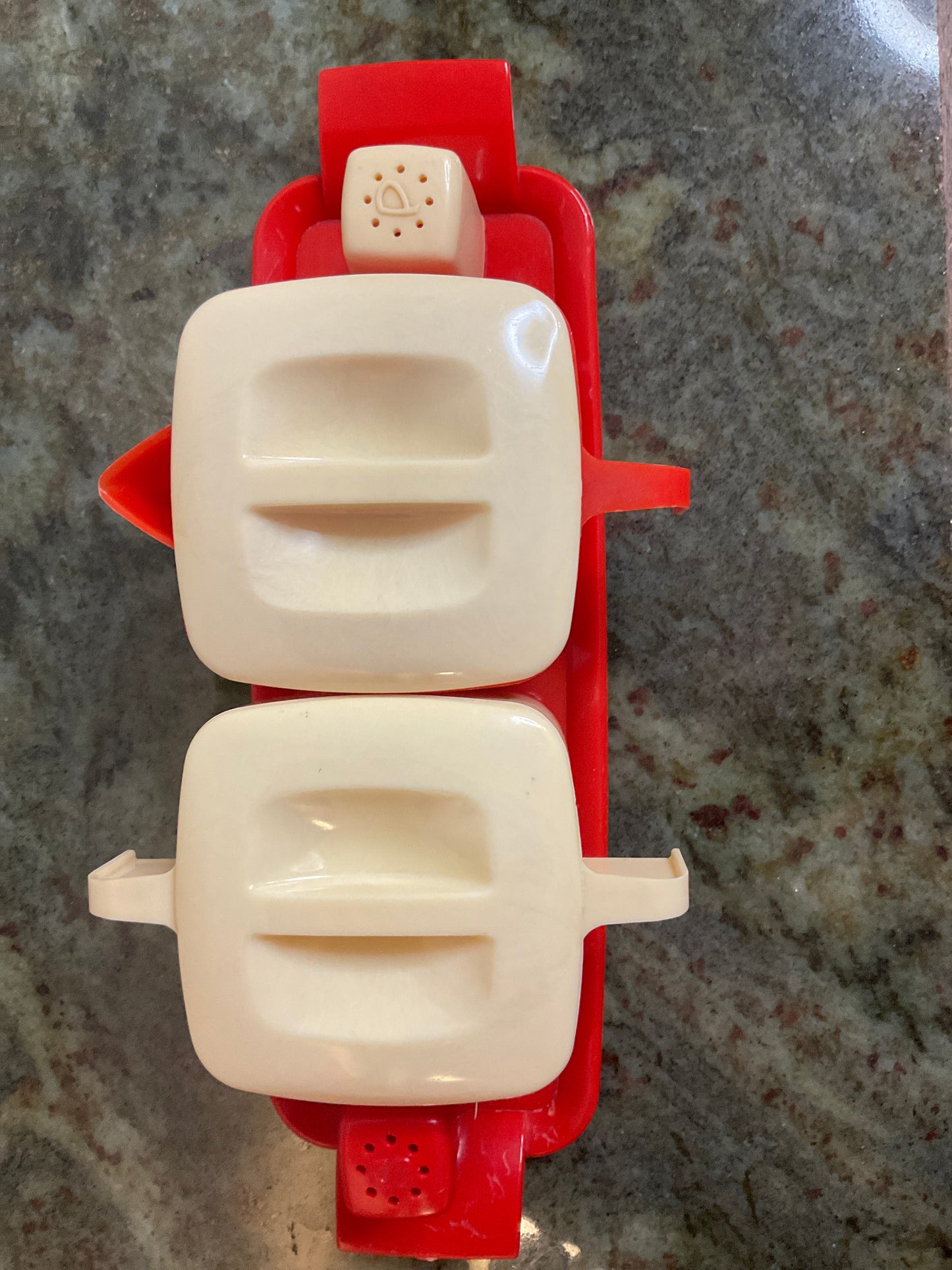 Vintage Sugar/Creamer & Salt/Pepper/Tray