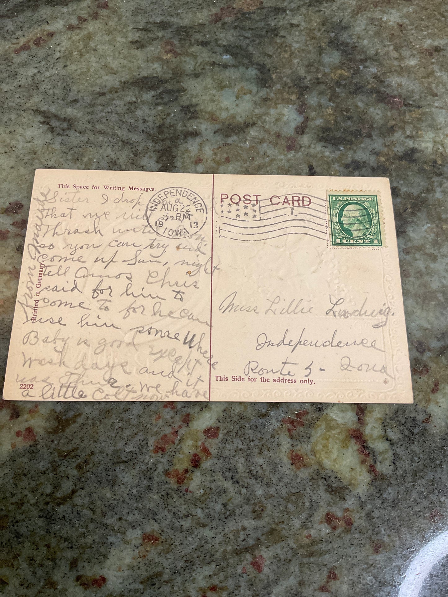 Birthday Postcard