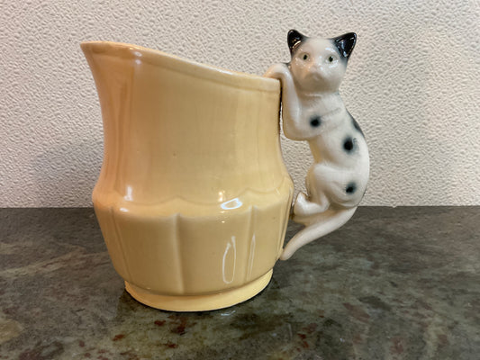 Vintage Cat Handle Creamer/Vase
