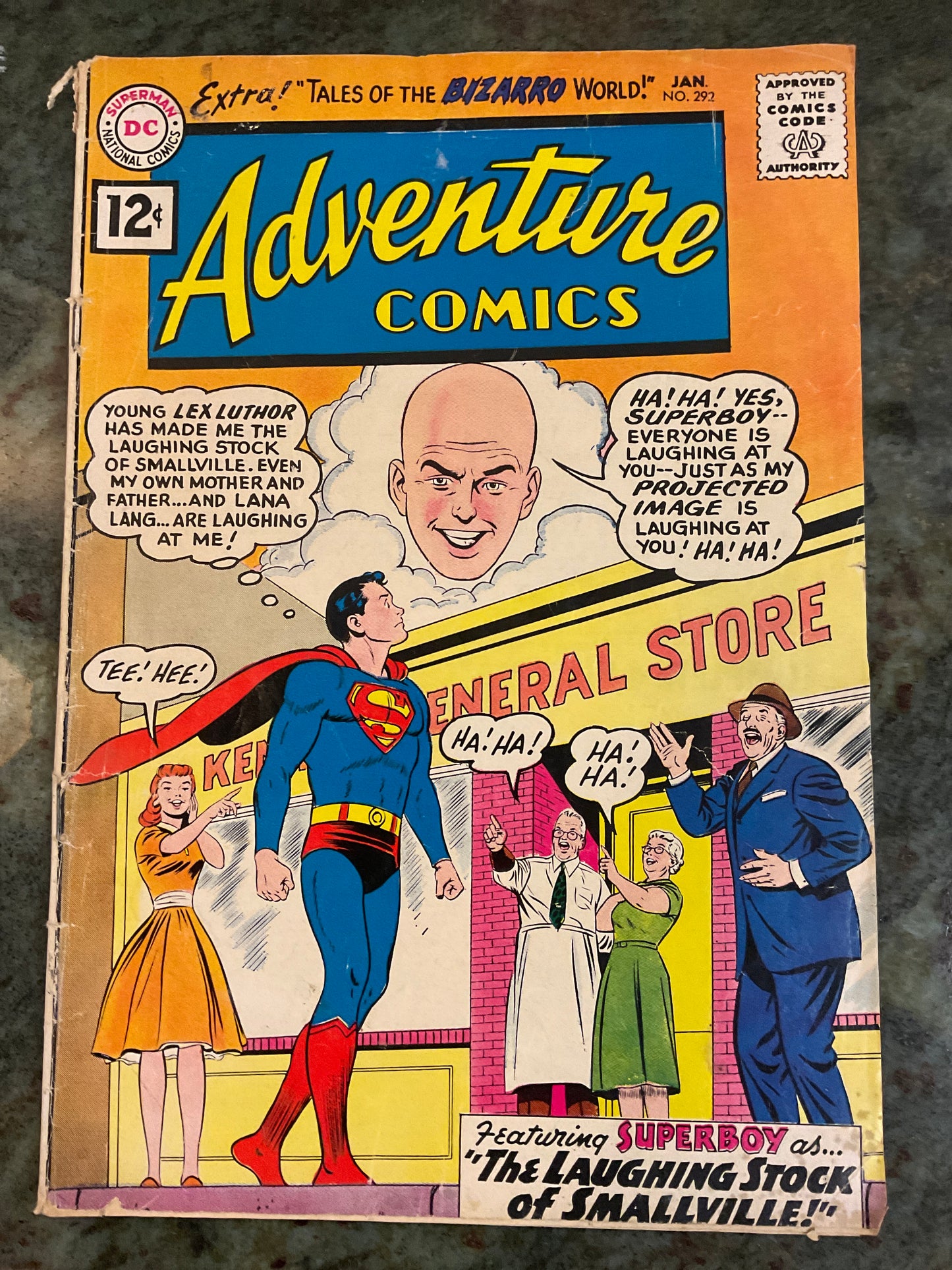 Comic Book Adventure Comics Jan 1962