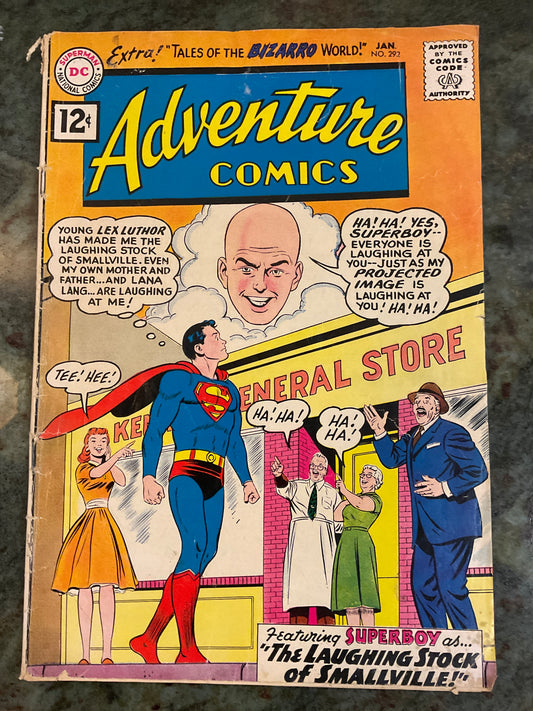Comic Book Adventure Comics Jan 1962