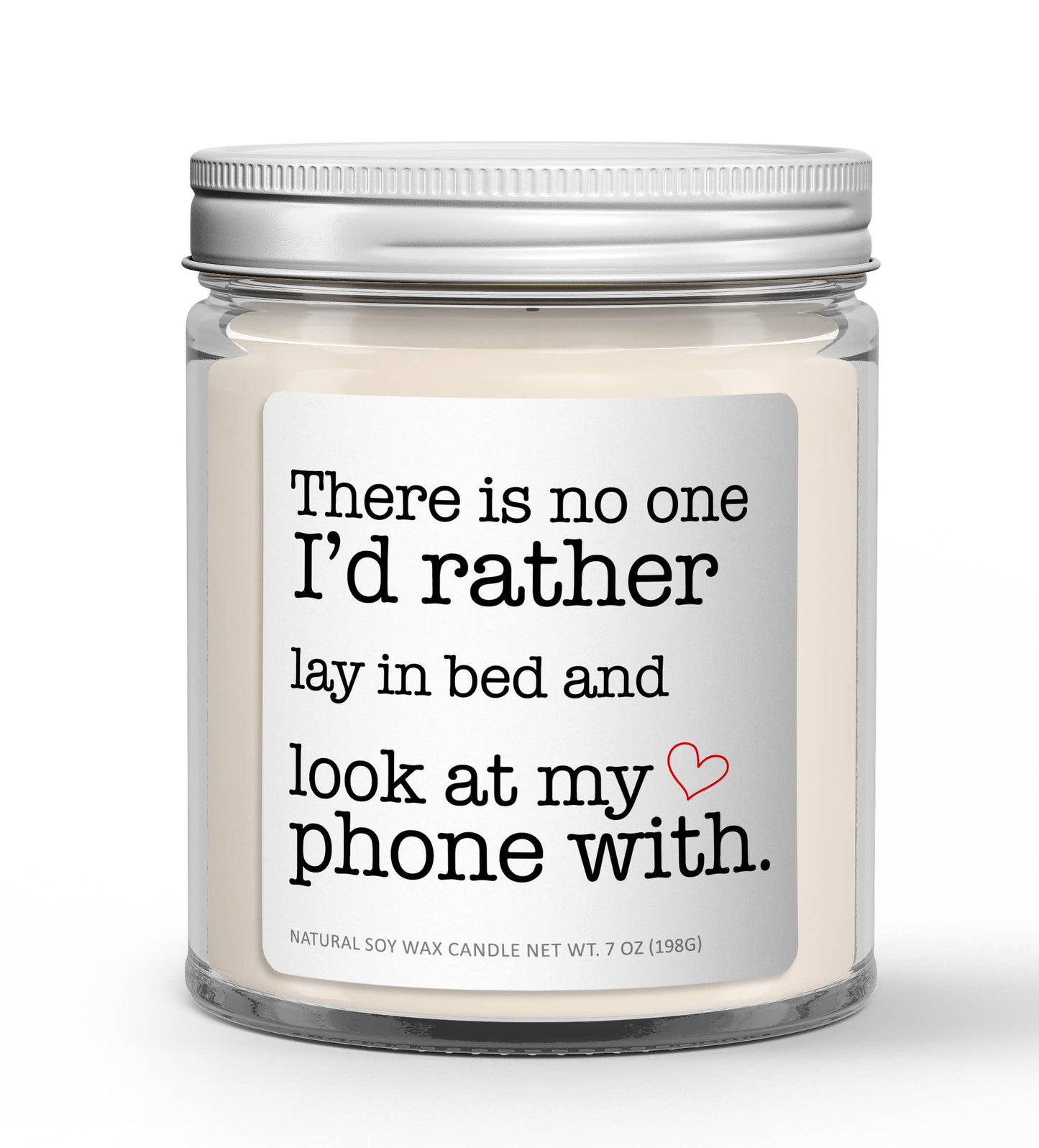 I'd Rather Lay In Bed Soy Candle Valentine's Day Funny Candle: Mulled Cider