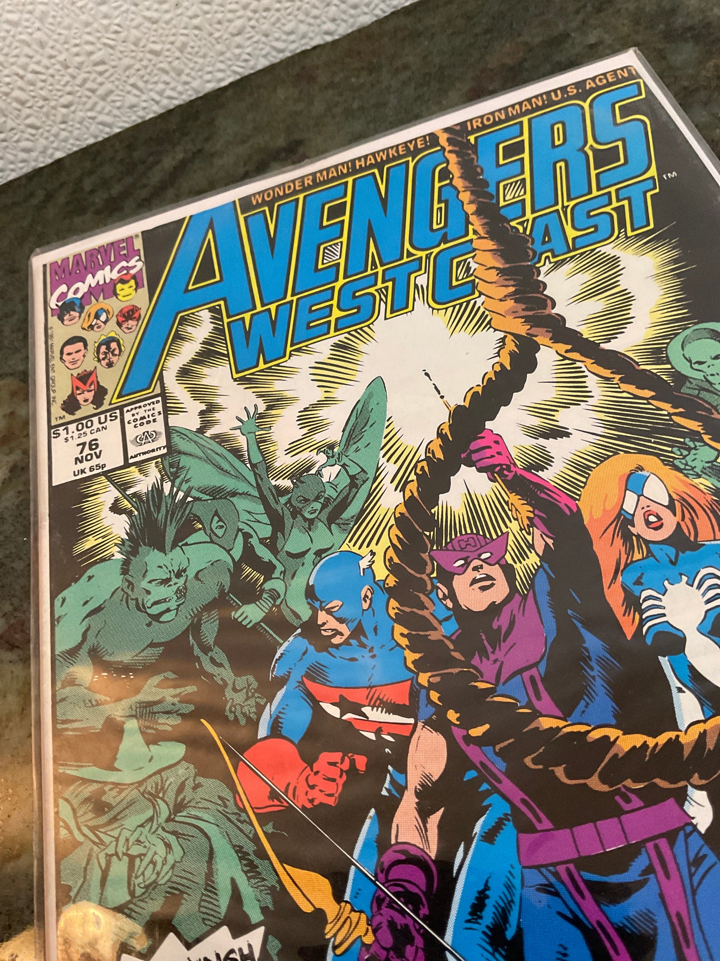 1991 Avengers West Coast #76