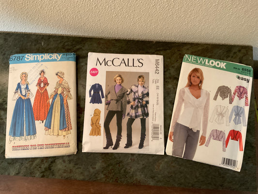 Bundle of 3 Sewing Patterns