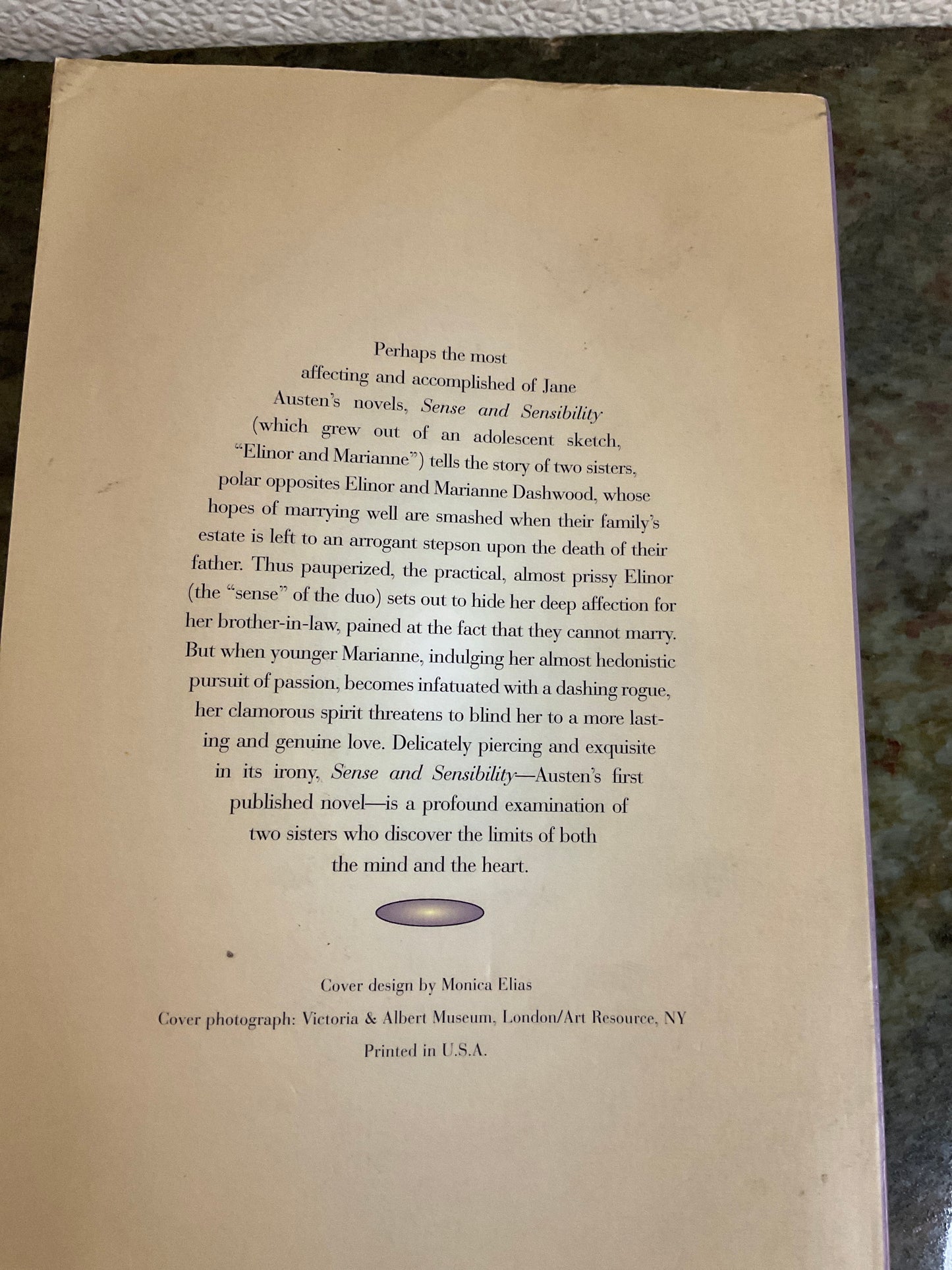 Book: Sense and Sensibility
