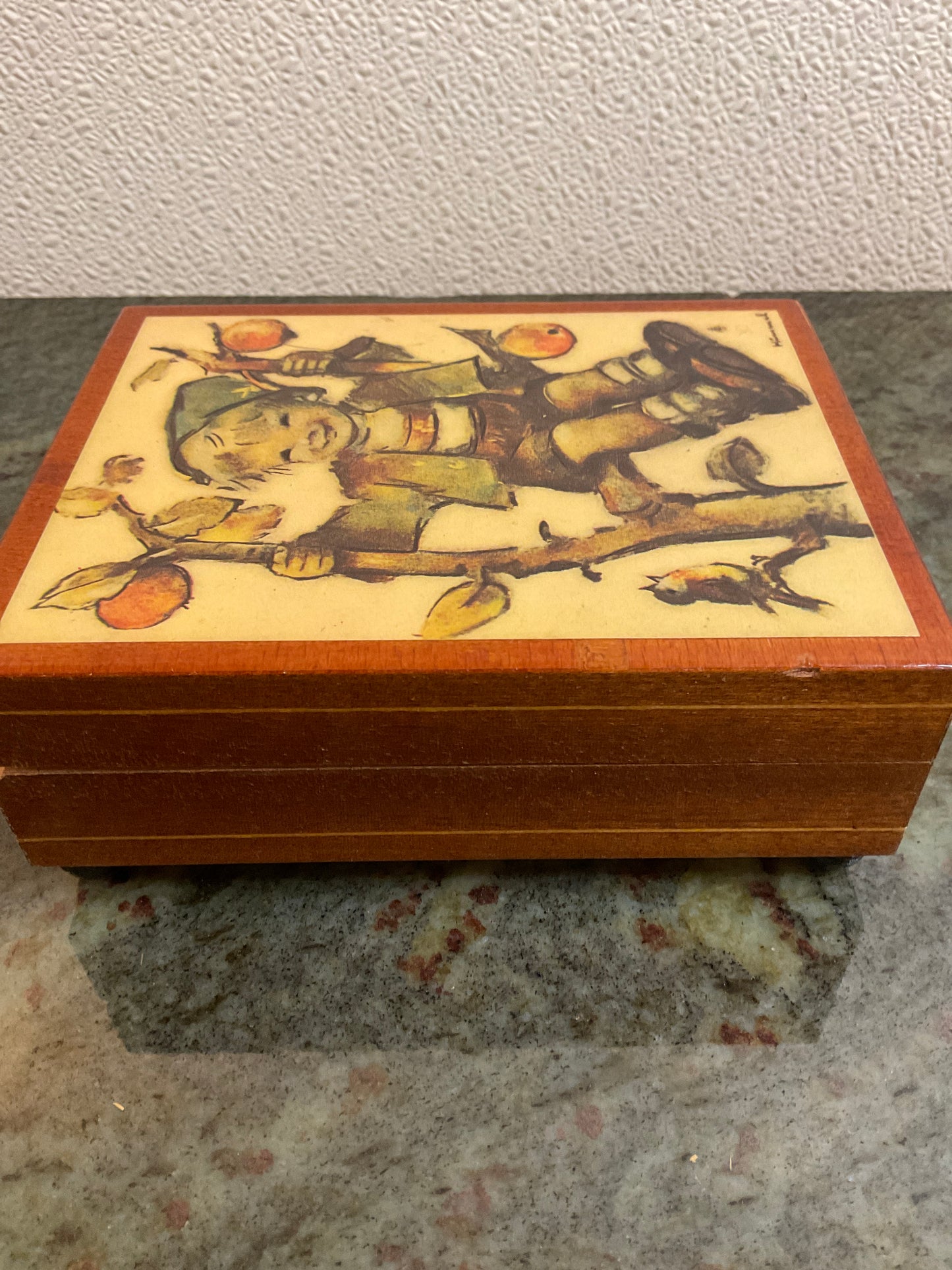 Hummel Music Box Apple Tree Boy