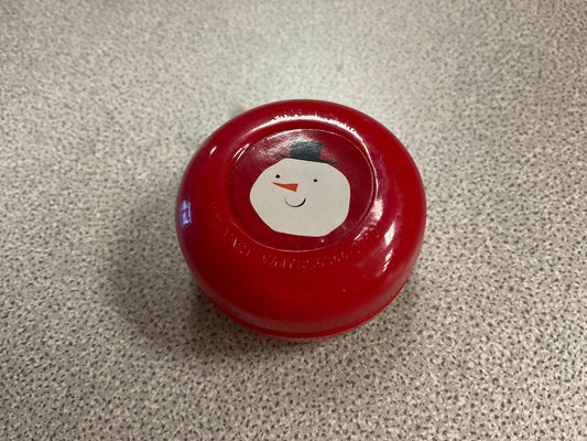 Holiday Red with Snowman Mini Yo-Yo