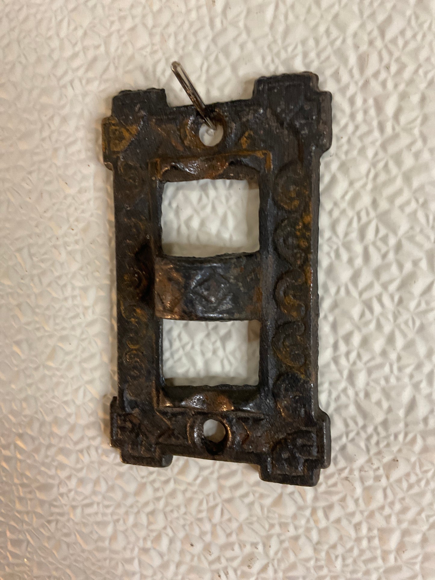 Vintage Cast Iron Oil Lamp Wall Mount Bracket