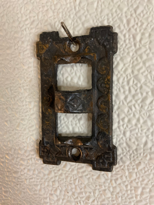 Vintage Cast Iron Oil Lamp Wall Mount Bracket