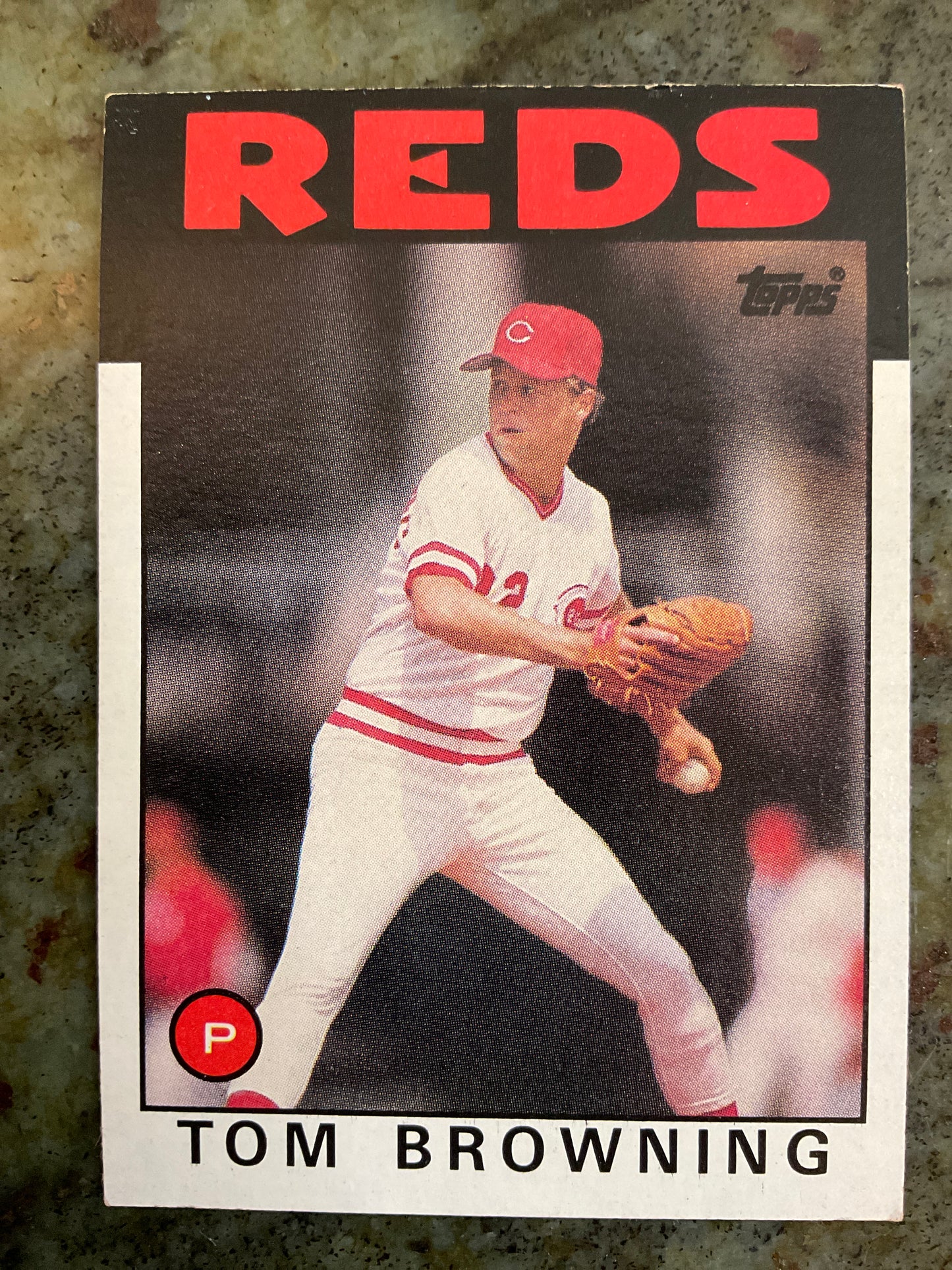 Tom Browning 1986 Topps Baseball Card